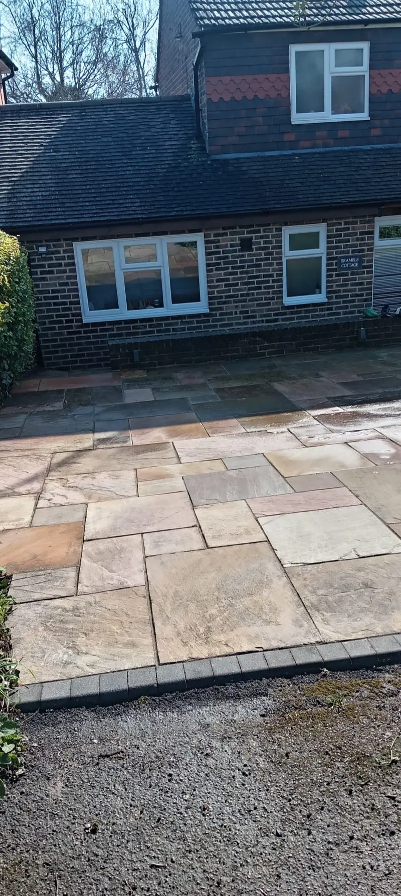 Patio pressure washing - After
